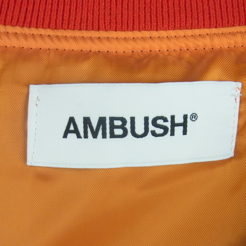 AMBUSH アンブッシュ AMBLS-102 プルオーバー MA-1 ジャケット 日本製 