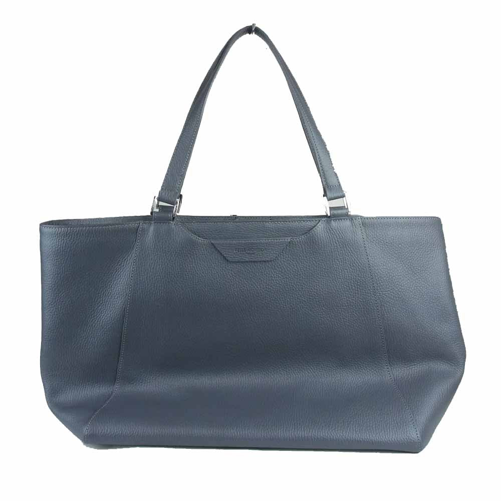 PELLE MORBIDA ペッレモルビダ PMO-ST005 Colore コローレ クラッチバッグ付き レザー 2WAY トート バッグ グレー系【中古】