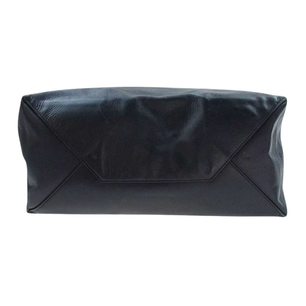 CELINE セリーヌ CABAS HORIZONTAL カバ ホリゾンタル レザー トートバッグ  ブラック系【中古】