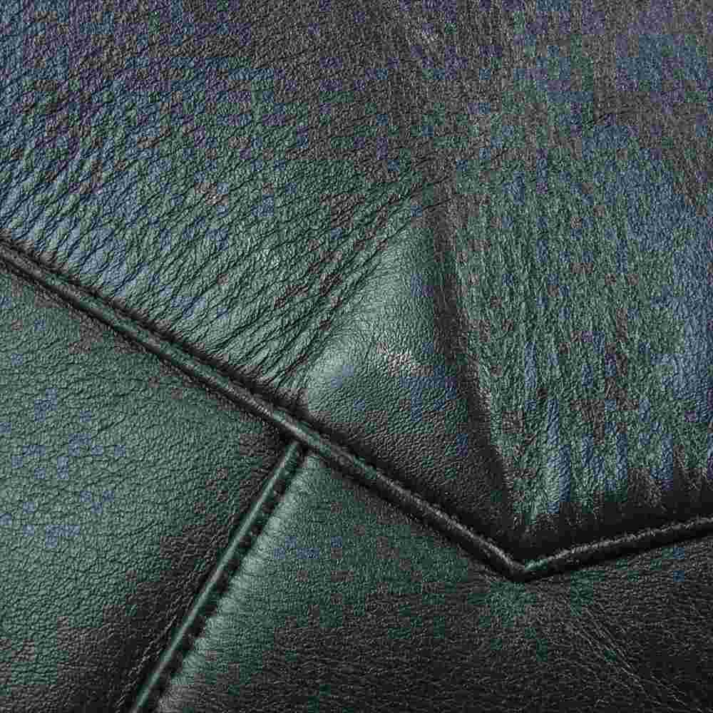 CELINE セリーヌ CABAS HORIZONTAL カバ ホリゾンタル レザー トートバッグ  ブラック系【中古】