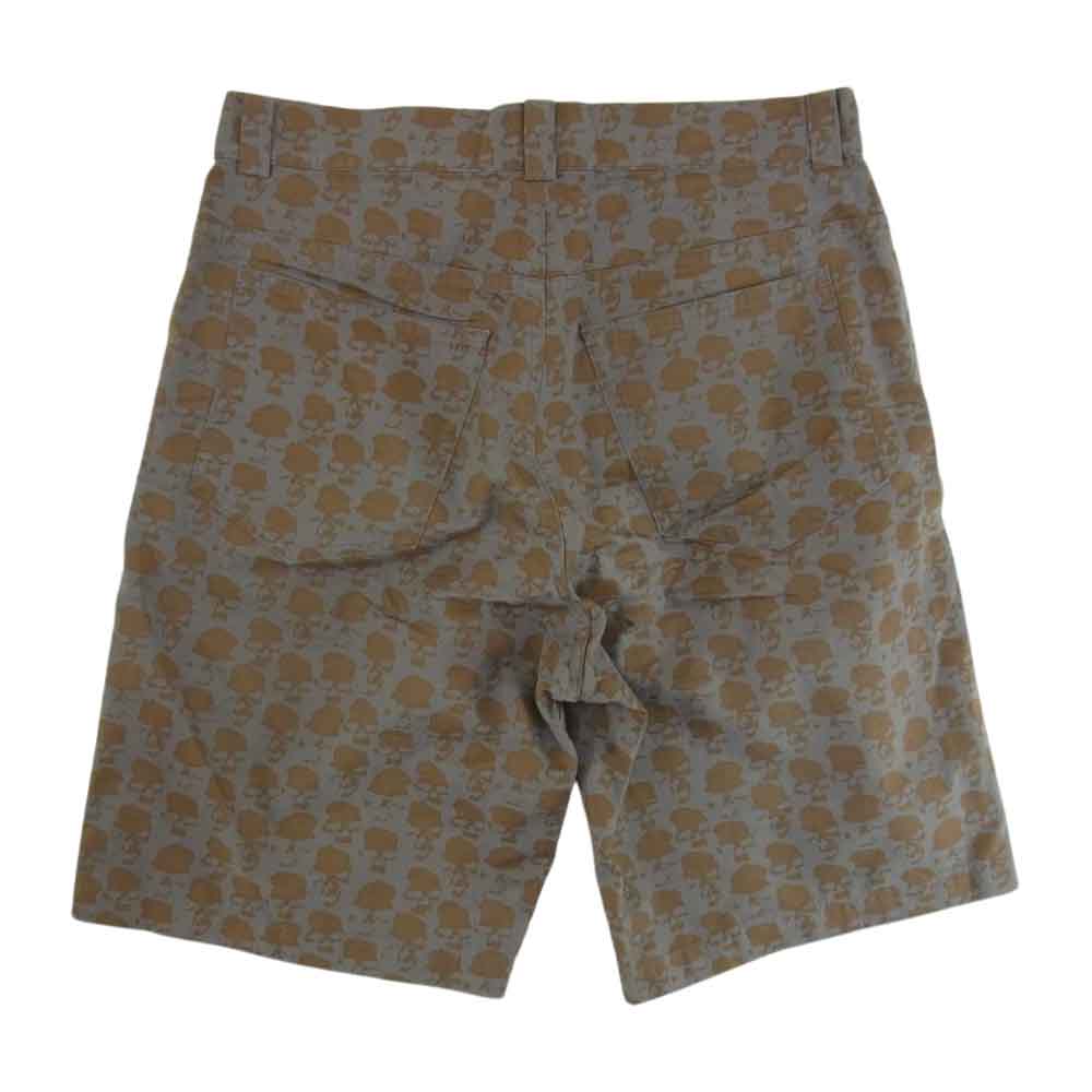 UNDERCOVER アンダーカバー 16SS UCQ4520-1 復刻 ドクロ スカル 総柄 ショーツ グレー系 1【中古】