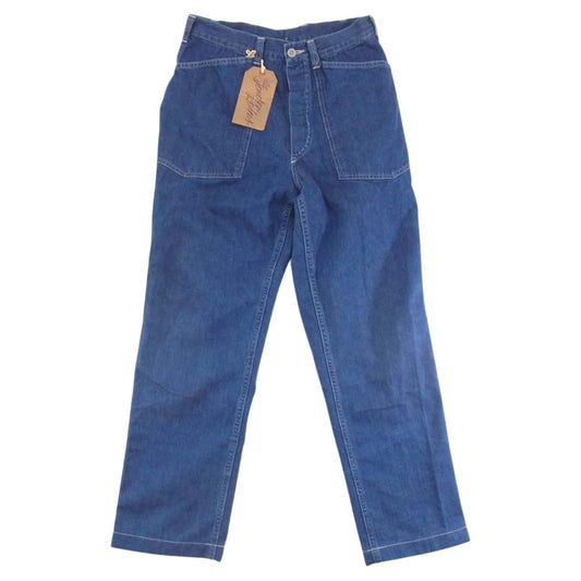 TENDERLOIN テンダーロイン DENIM TROUSERS シンチバック デニム トラウザーズ パンツ インディゴブルー系 XS【中古】