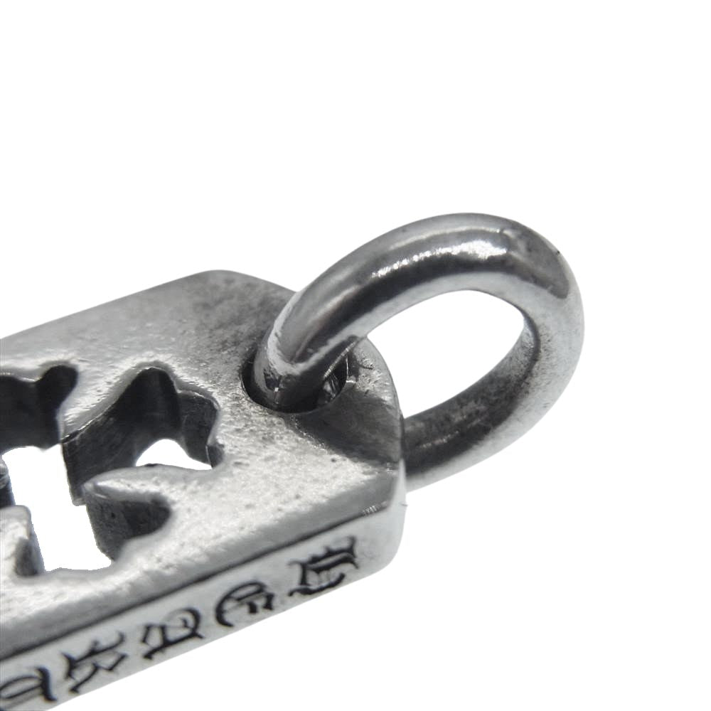 CHROME HEARTS クロムハーツ（原本無） DT TNY CO CRS タイニー カットアウト クロス ドッグタグ ペンダント シルバー系【中古】
