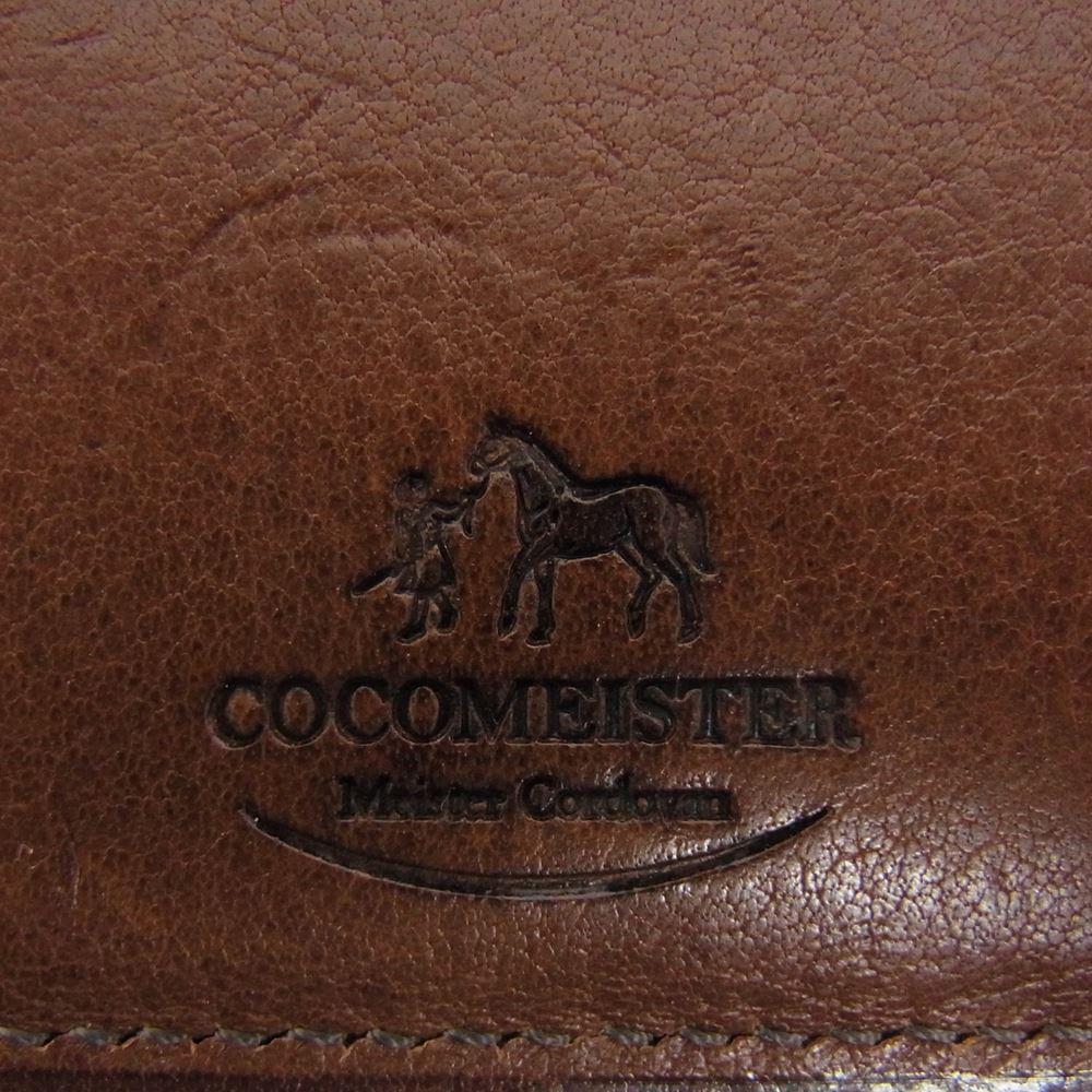 COCOMEISTER ココマイスター Meister Cordovan HighFlyer マイスター コードバン ハイフライヤー ブループラネット 長財布 ウォレット ブラック系【中古】