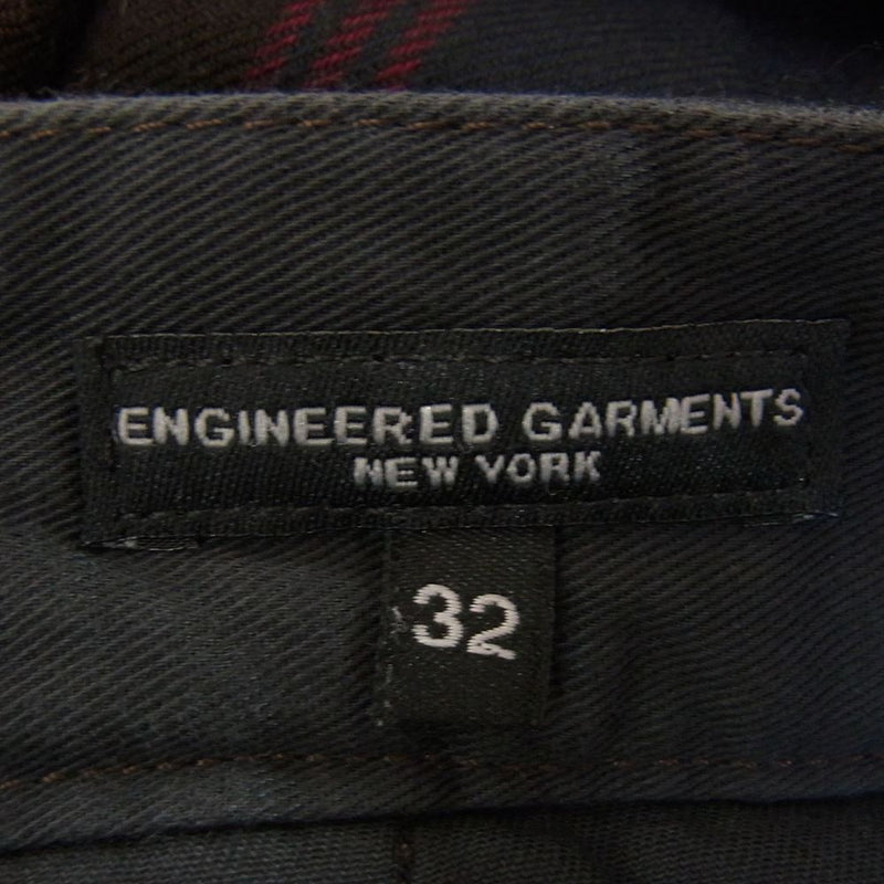 Engineered Garments エンジニアードガーメンツ B1P Pant Wool Twill Plaid チェック ウール パンツ マルチカラー系 32【中古】