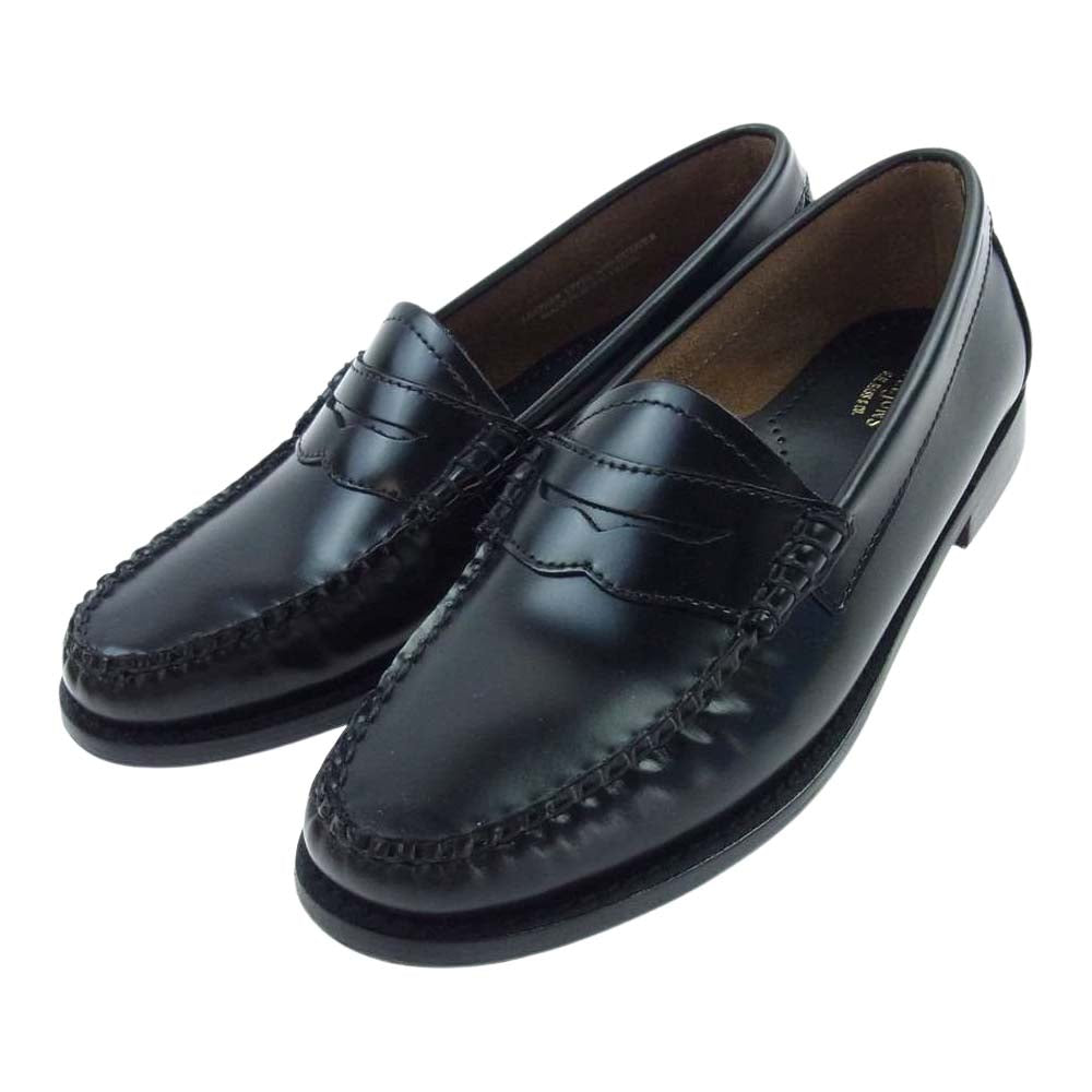 ジーエイチバス WEEJUNS ウィージャンズ コイン ローファー ブラック系 37【極上美品】【中古】