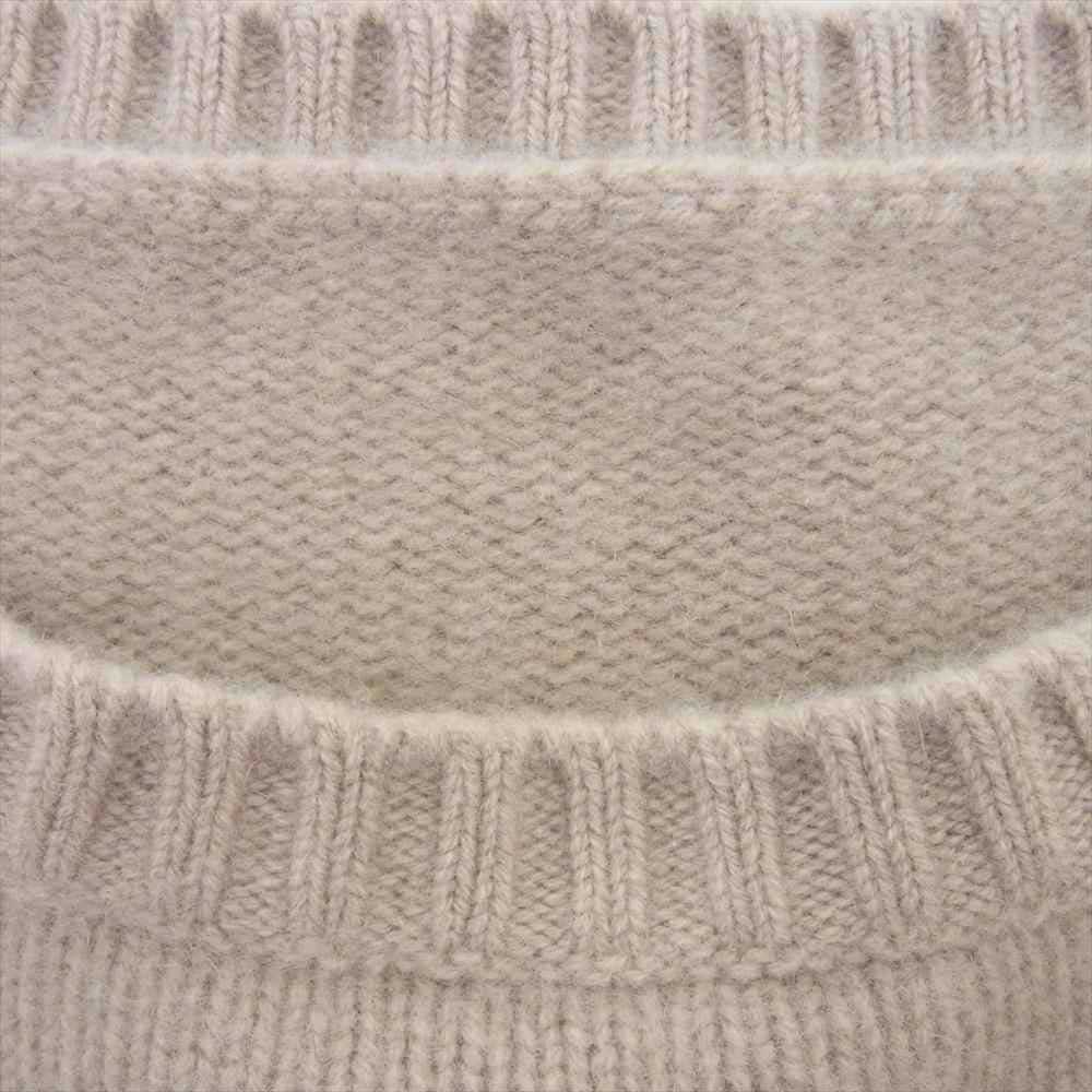 アロー57 Shetland カシミヤ 100％ ニット ベージュ系 L【中古】