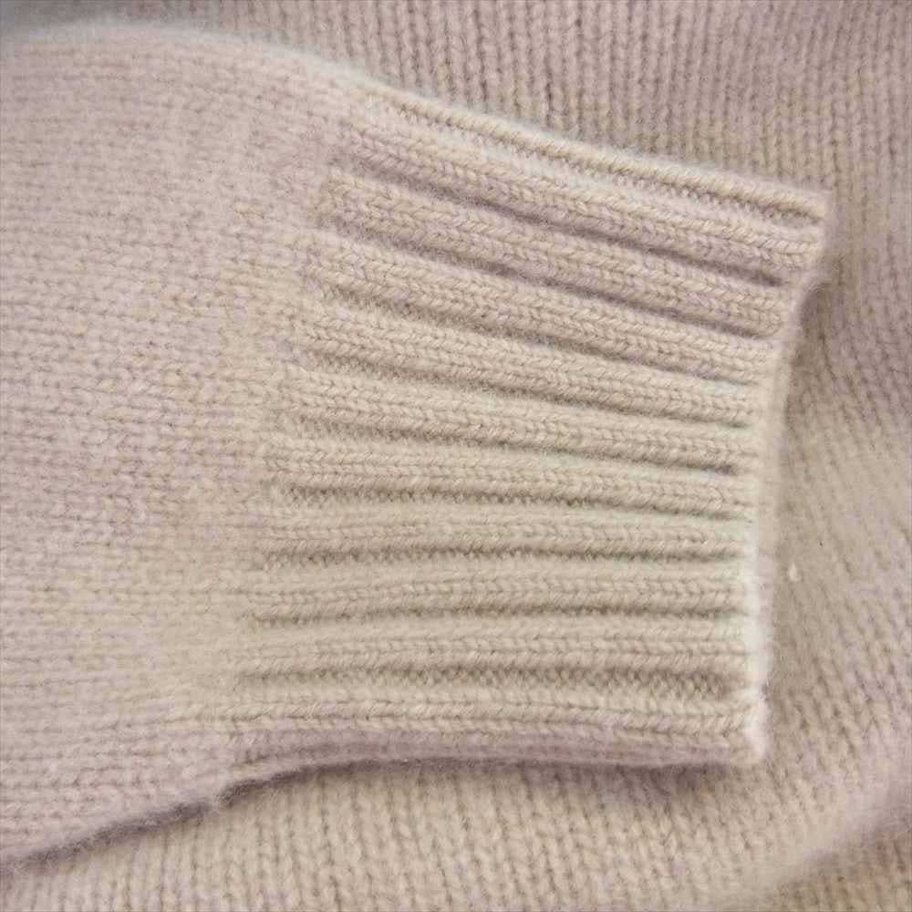 アロー57 Shetland カシミヤ 100％ ニット ベージュ系 L【中古】