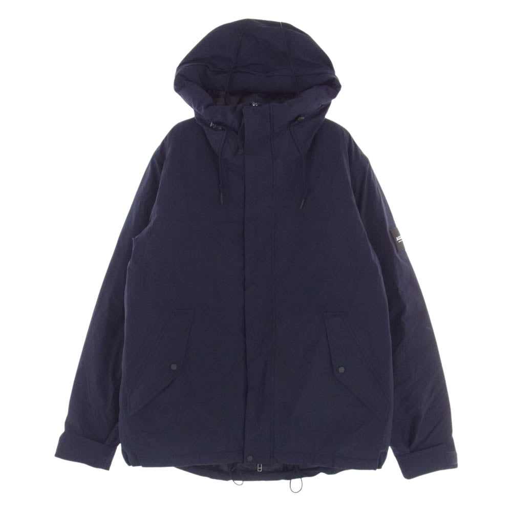 AIGLE エーグル zbh107j 透湿防水 ソルティ ダウン パーカ ジャケット ネイビー系 M【中古】