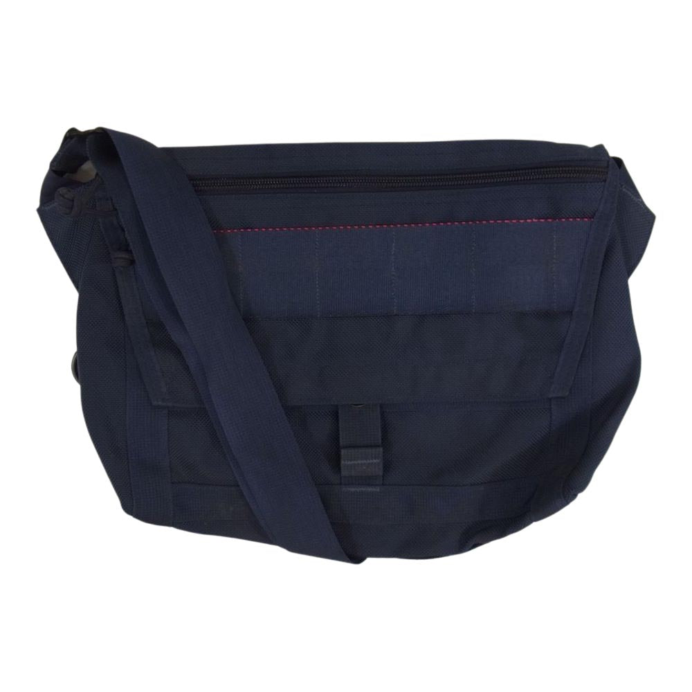 BRIEFING ブリーフィング BEAMS PLUS FLEET MESSENGER ショルダー メッセンジャー バック バリスティック ナイロン ネイビー系【中古】