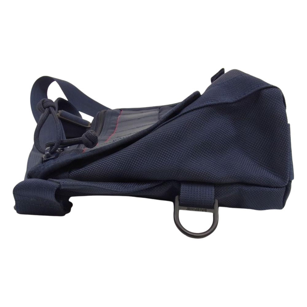 BRIEFING ブリーフィング BEAMS PLUS FLEET MESSENGER ショルダー メッセンジャー バック バリスティック ナイロン ネイビー系【中古】