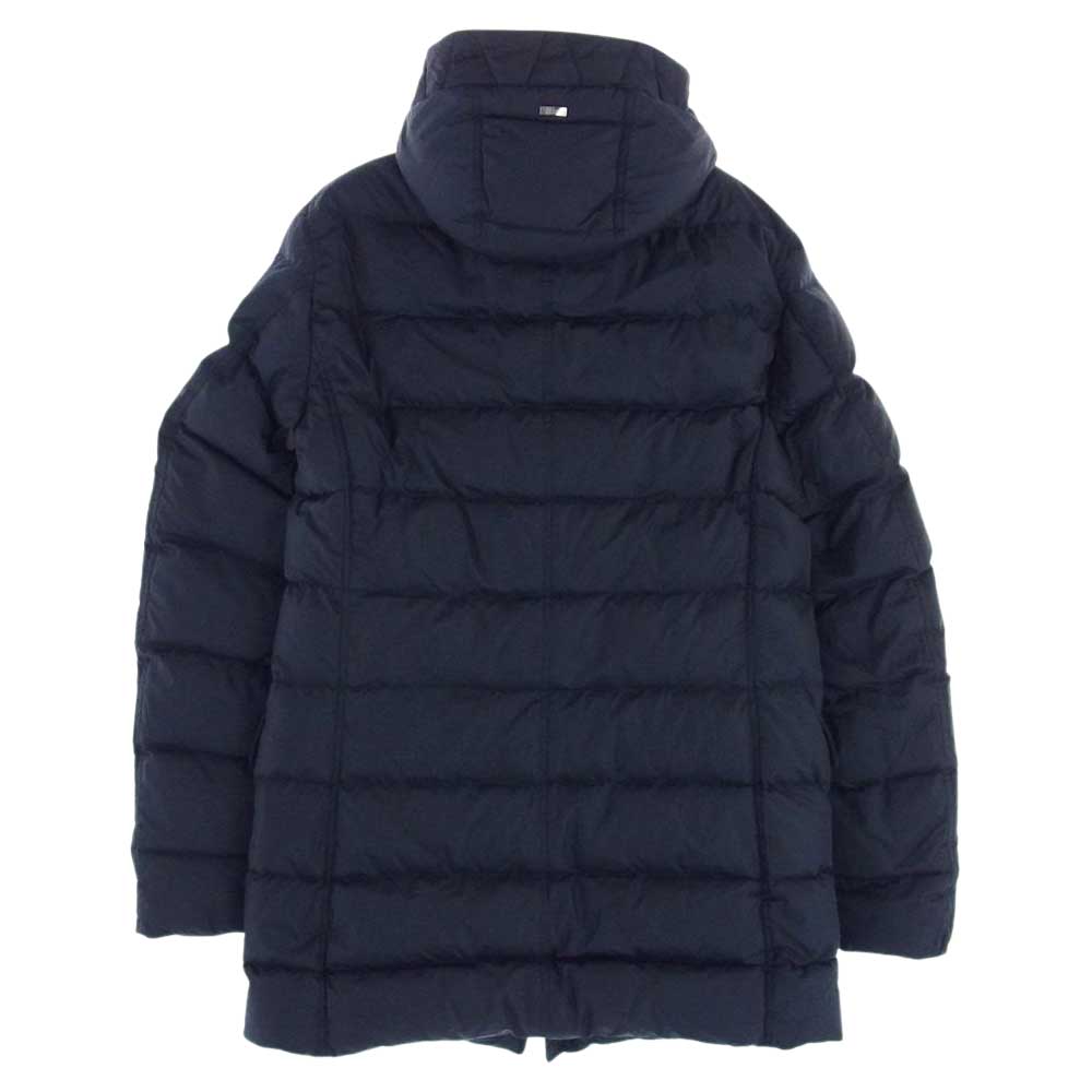 Herno ヘルノ 22AW PI0191U 12004 9200 フード付 ダウン コート ネイビー系 44【中古】