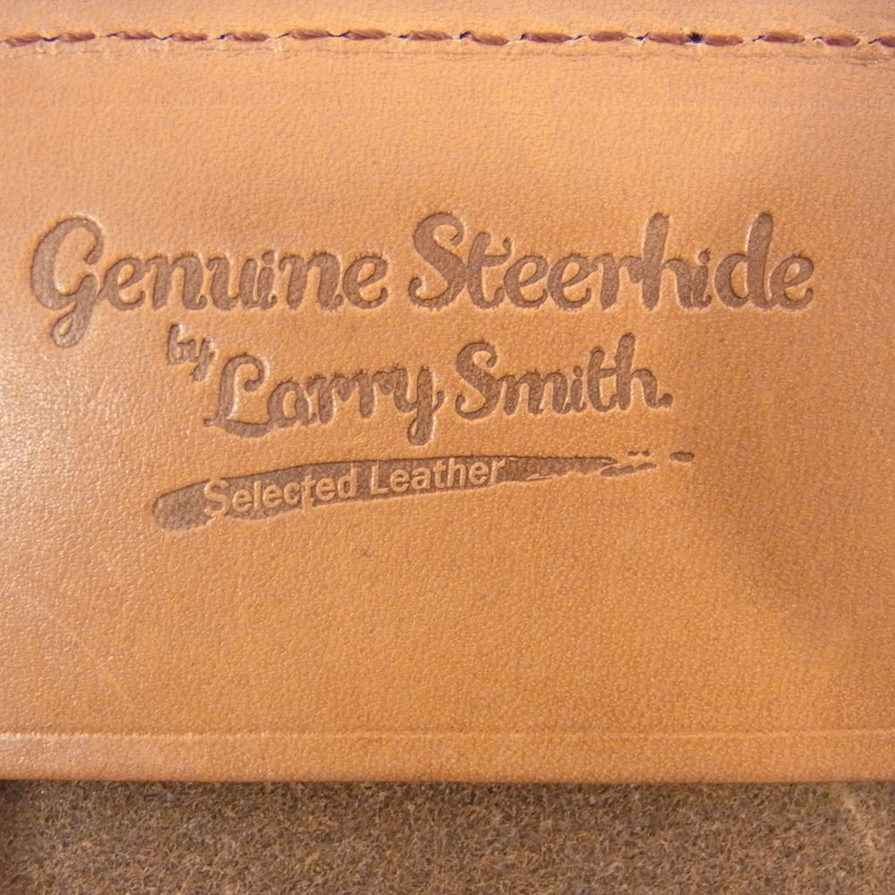 LARRY SMITH ラリースミス レザー ウォレット 二つ折り 財布 カードケース ブラウン ブラウン系【中古】