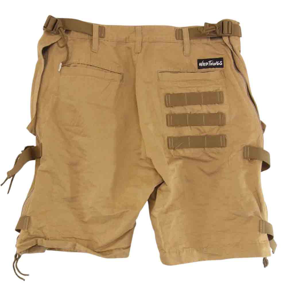 マウトリーコンテーラー × WILD THINGS ワイルドシングス ハーフ ショート パンツ ブラウン系 48【中古】