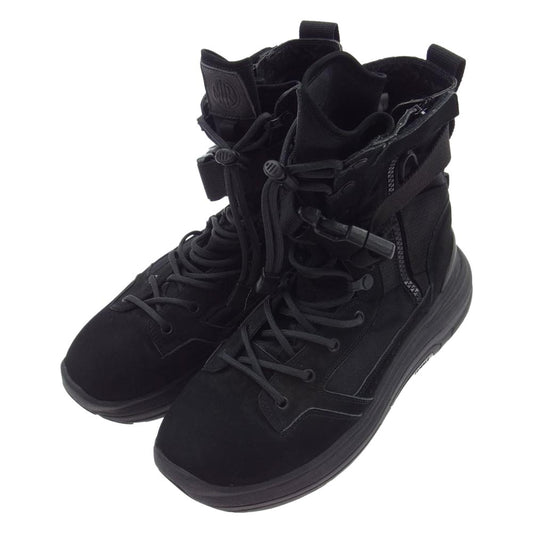 マウトリーコンテーラー × suvsole サヴソル TAC Boots タクティカル ブーツ ハイカット スニーカー ブラック系【中古】