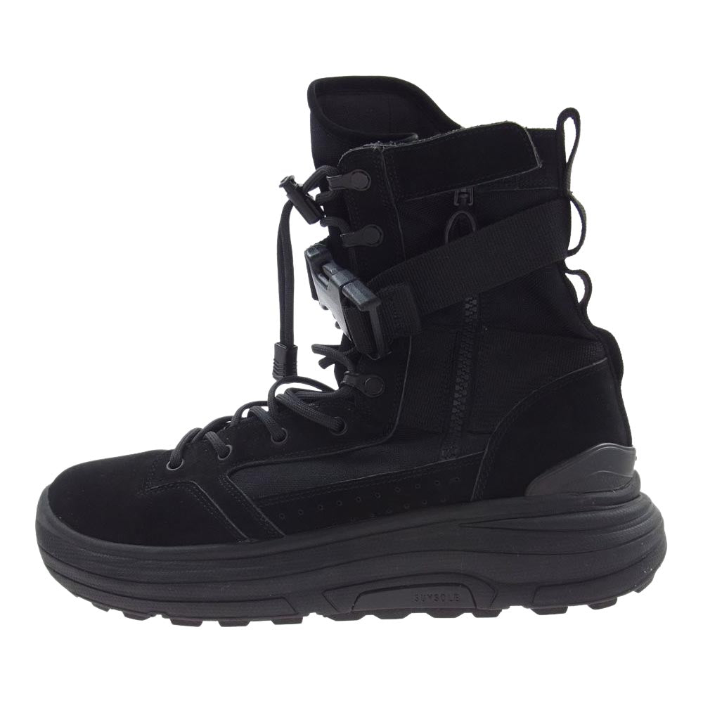 マウトリーコンテーラー × suvsole サヴソル TAC Boots タクティカル ブーツ ハイカット スニーカー ブラック系【中古】