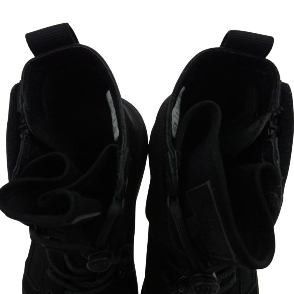 マウトリーコンテーラー × suvsole サヴソル TAC Boots タクティカル ブーツ ハイカット スニーカー ブラック系【中古】