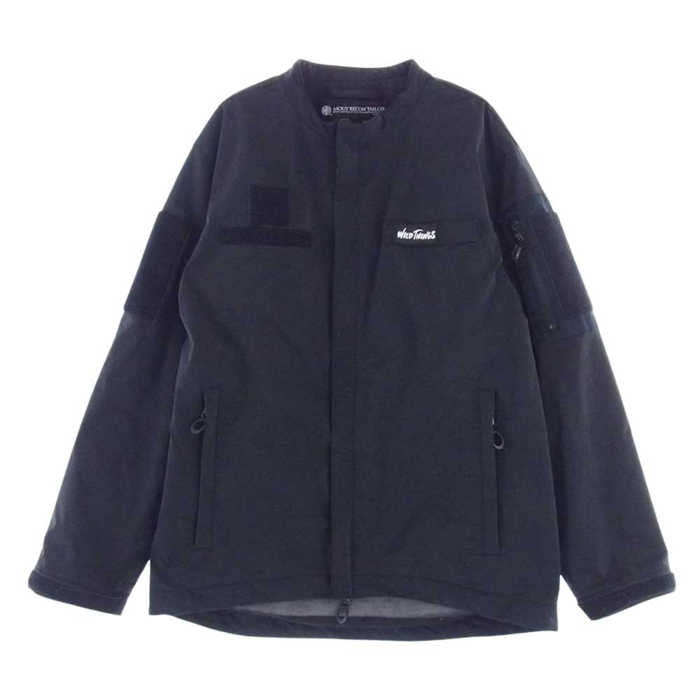 マウトリーコンテーラー × WILD THINGS ワイルドシングス LOW LOFT JACKET ローロフト インサレーション スタンドカラー 中綿 ジャケット ブラック系 46【中古】