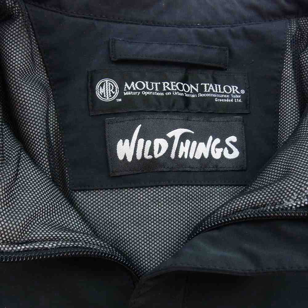 マウトリーコンテーラー × WILD THINGS ワイルドシングス LOW LOFT JACKET ローロフト インサレーション スタンドカラー 中綿 ジャケット ブラック系 46【中古】