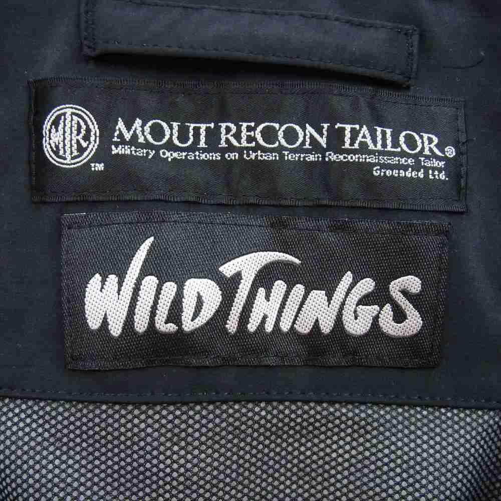 マウトリーコンテーラー × WILD THINGS ワイルドシングス LOW LOFT JACKET ローロフト インサレーション スタンドカラー 中綿 ジャケット ブラック系 46【中古】