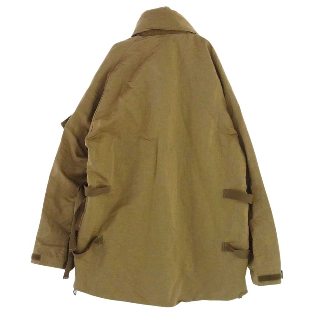 マウトリーコンテーラー × WILD THINGS ワイルドシングス tactical blouson リネン混 タクティカル ブルゾン ジャケット ライトブラウン系 46【中古】
