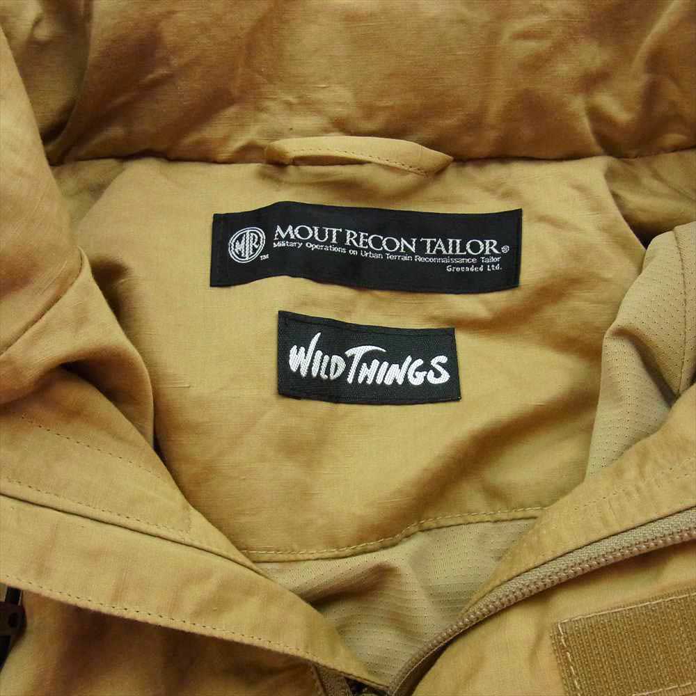 マウトリーコンテーラー × WILD THINGS ワイルドシングス tactical blouson リネン混 タクティカル ブルゾン ジャケット ライトブラウン系 46【中古】