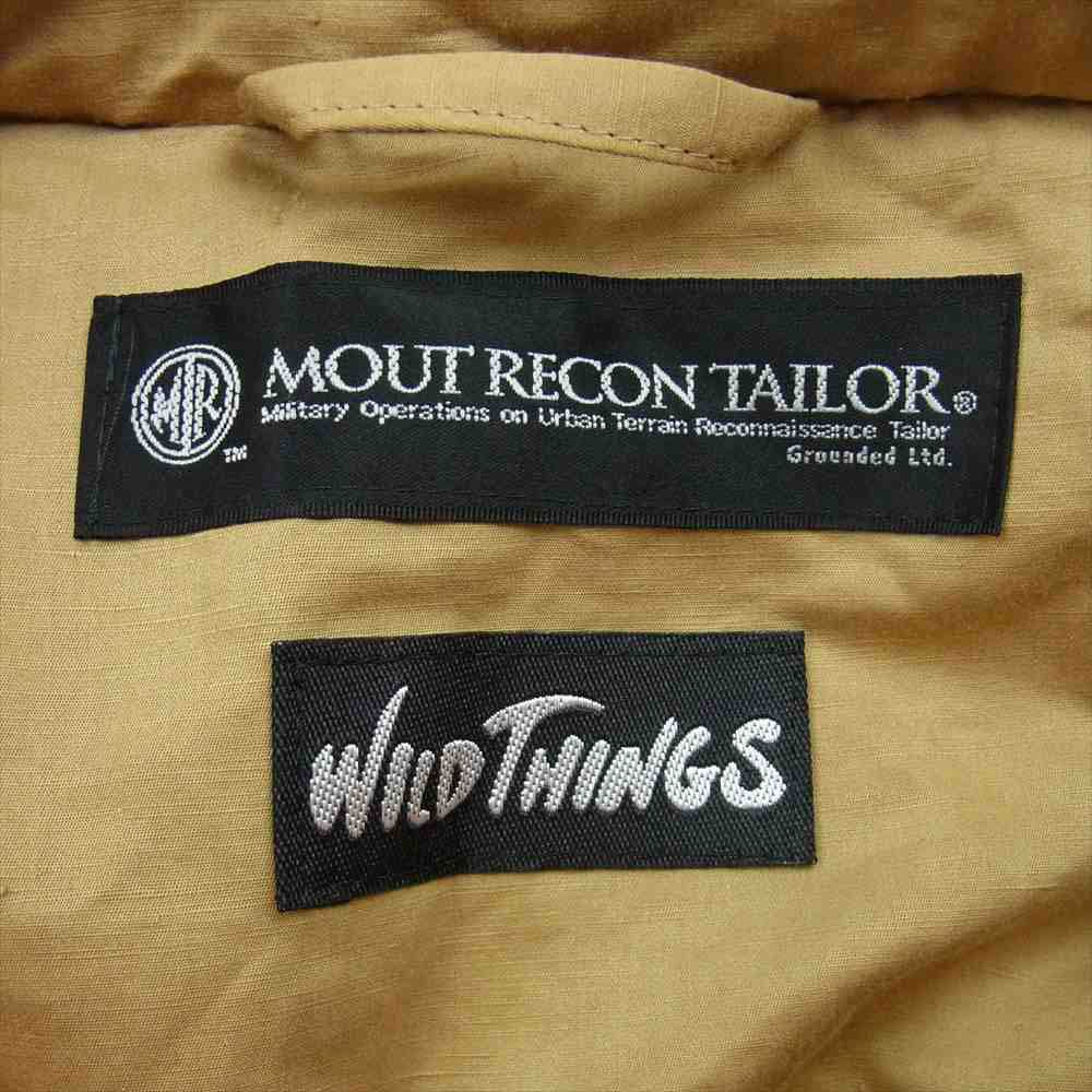 マウトリーコンテーラー × WILD THINGS ワイルドシングス tactical blouson リネン混 タクティカル ブルゾン ジャケット ライトブラウン系 46【中古】