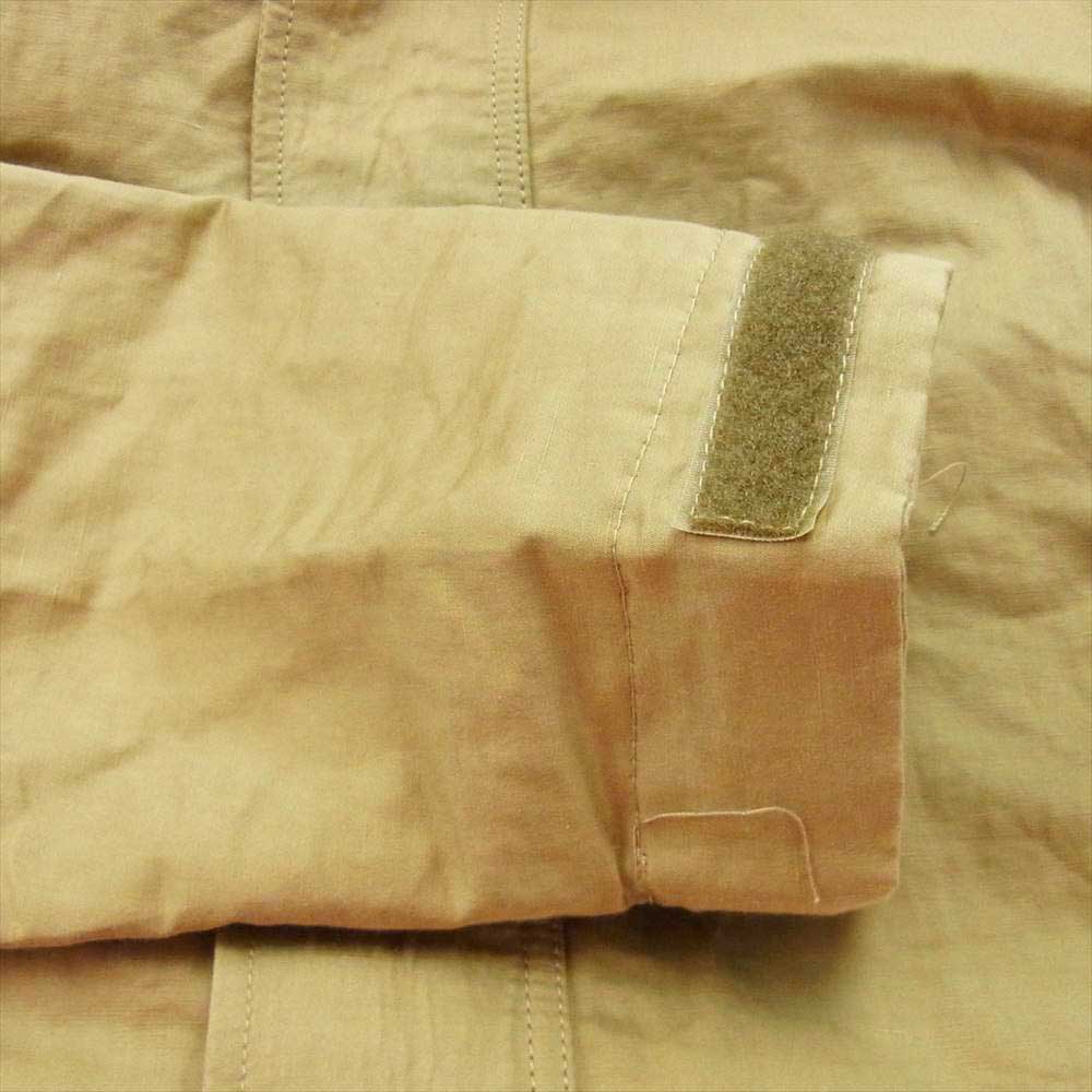 マウトリーコンテーラー × WILD THINGS ワイルドシングス tactical blouson リネン混 タクティカル ブルゾン ジャケット ライトブラウン系 46【中古】