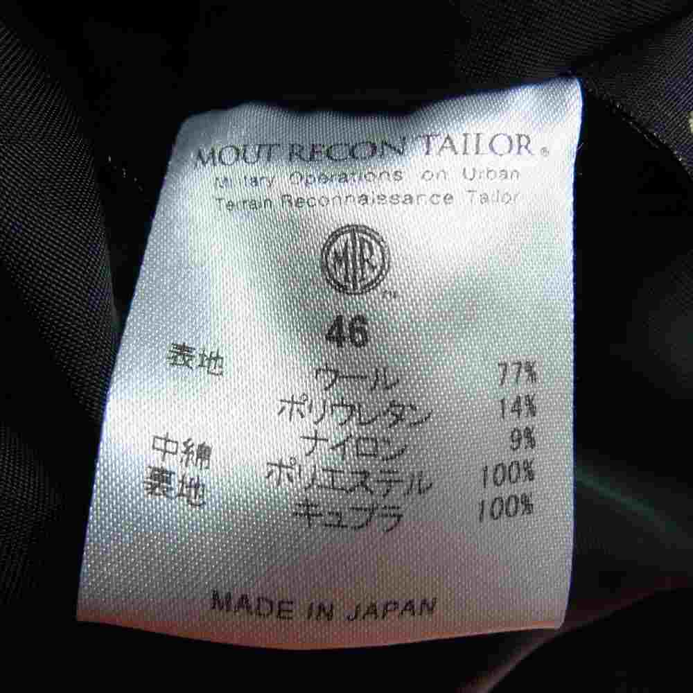 マウトリーコンテーラー Insulation Shooting Jacket インサレーション 中綿 シューティング ジャケット ブラック系 46【中古】