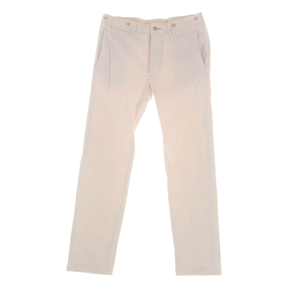 RRL ダブルアールエル シンチバック パンツ ホワイト系 33x32【中古】