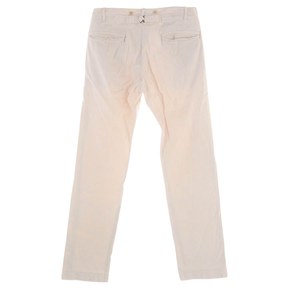 RRL ダブルアールエル シンチバック パンツ ホワイト系 33x32【中古】