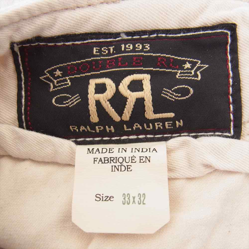 RRL ダブルアールエル シンチバック パンツ ホワイト系 33x32【中古】