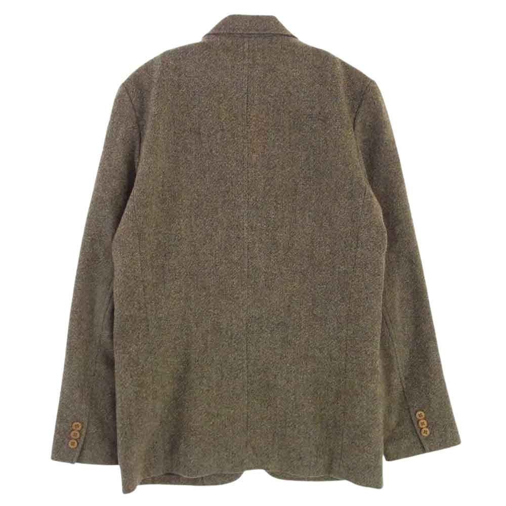 RRL ダブルアールエル TWEED JACKET ツイード ジャケット プリーツ ポケット ブラウン系 S【中古】