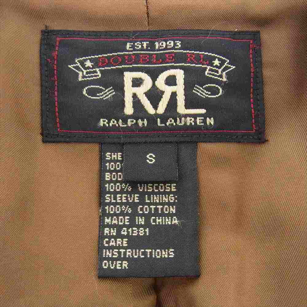 RRL ダブルアールエル TWEED JACKET ツイード ジャケット プリーツ ポケット ブラウン系 S【中古】