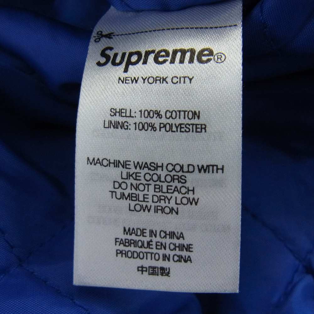 Supreme シュプリーム 21AW × JUNYA WATANABE COMME des GARCONS MAN Printed Work Jacket ジュンヤ ワタナベ ワーク ジャケット グリーン系 ネイビー系 L【極上美品】【中古】