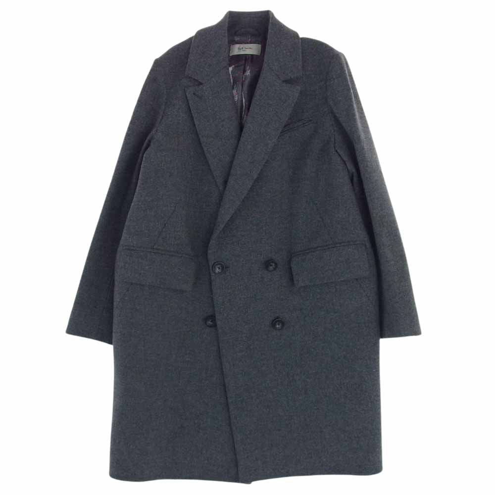 Paul Smith ポール・スミス MOON社製 ウール ダブルブレスト チェスターコート グレー系 38【中古】