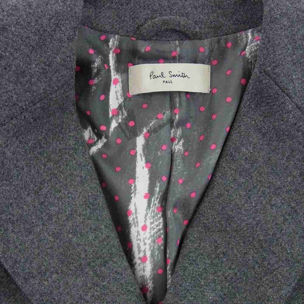 Paul Smith ポール・スミス MOON社製 ウール ダブルブレスト チェスターコート グレー系 38【中古】