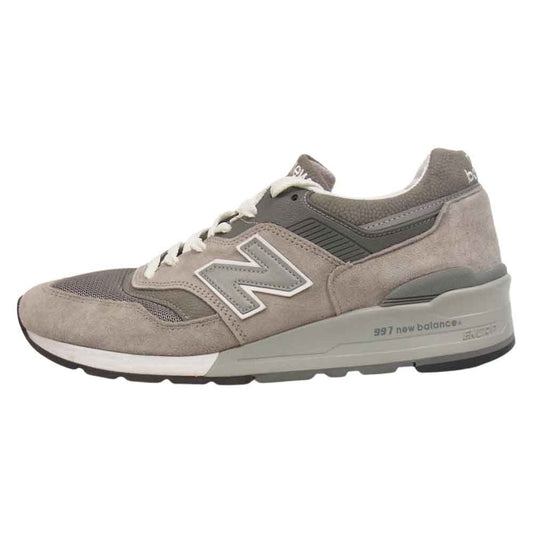 NEW BALANCE ニューバランス M997GY 米国製 オリジナルカラー 復刻 スニーカー グレー系 27.5cm【中古】