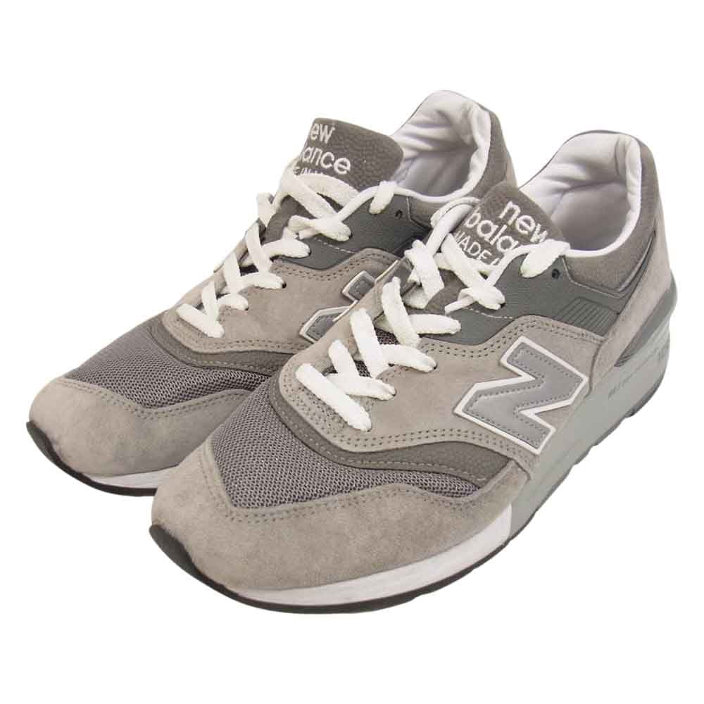 NEW BALANCE ニューバランス M997GY 米国製 オリジナルカラー 復刻 スニーカー グレー系 27.5cm【中古】