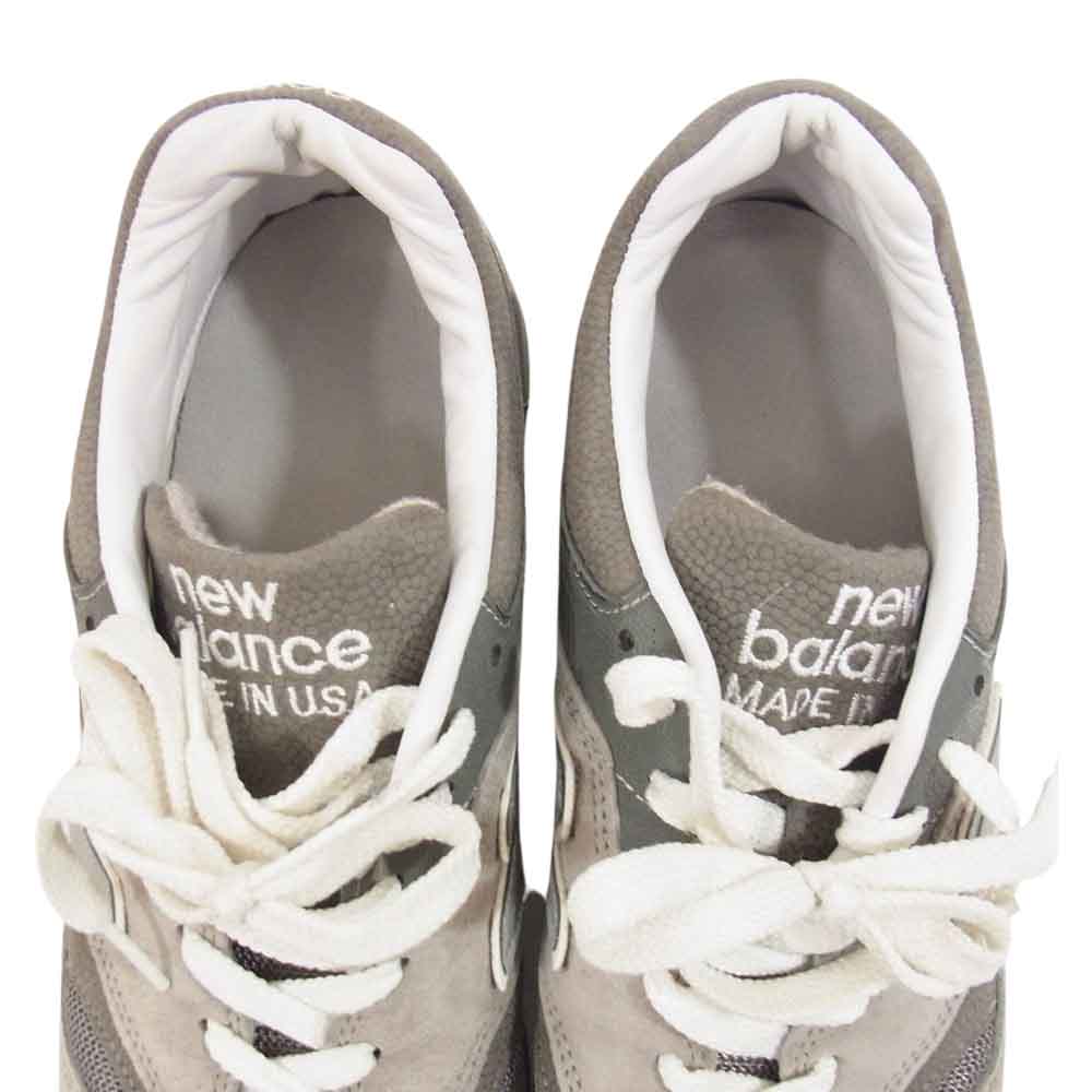 NEW BALANCE ニューバランス M997GY 米国製 オリジナルカラー 復刻 スニーカー グレー系 27.5cm【中古】
