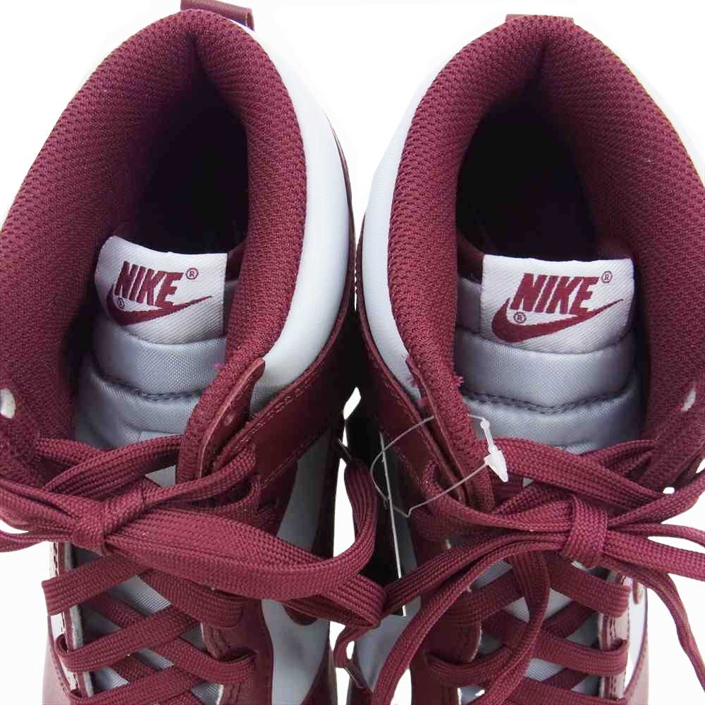 NIKE ナイキ DD1399-600 DUNK HI RETRO ダンク HIGH レトロ スニーカー ワインレッド系 29cm【新古品】【未使用】【中古】
