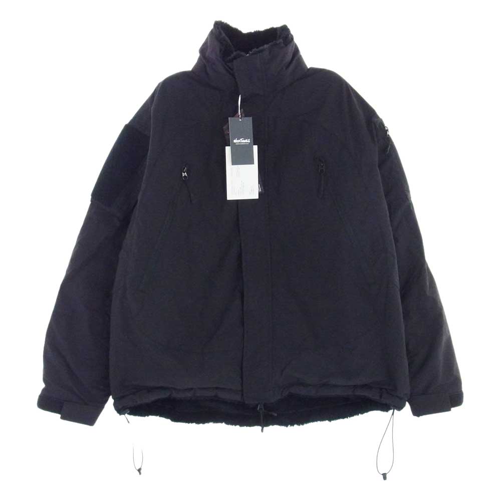 marka マーカ M22F-34BL01C WILDTHINGS ワイルドシングス ポーラテック ハイロフト フリース リバーシブル ジャケット ブラック系 1【極上美品】【中古】