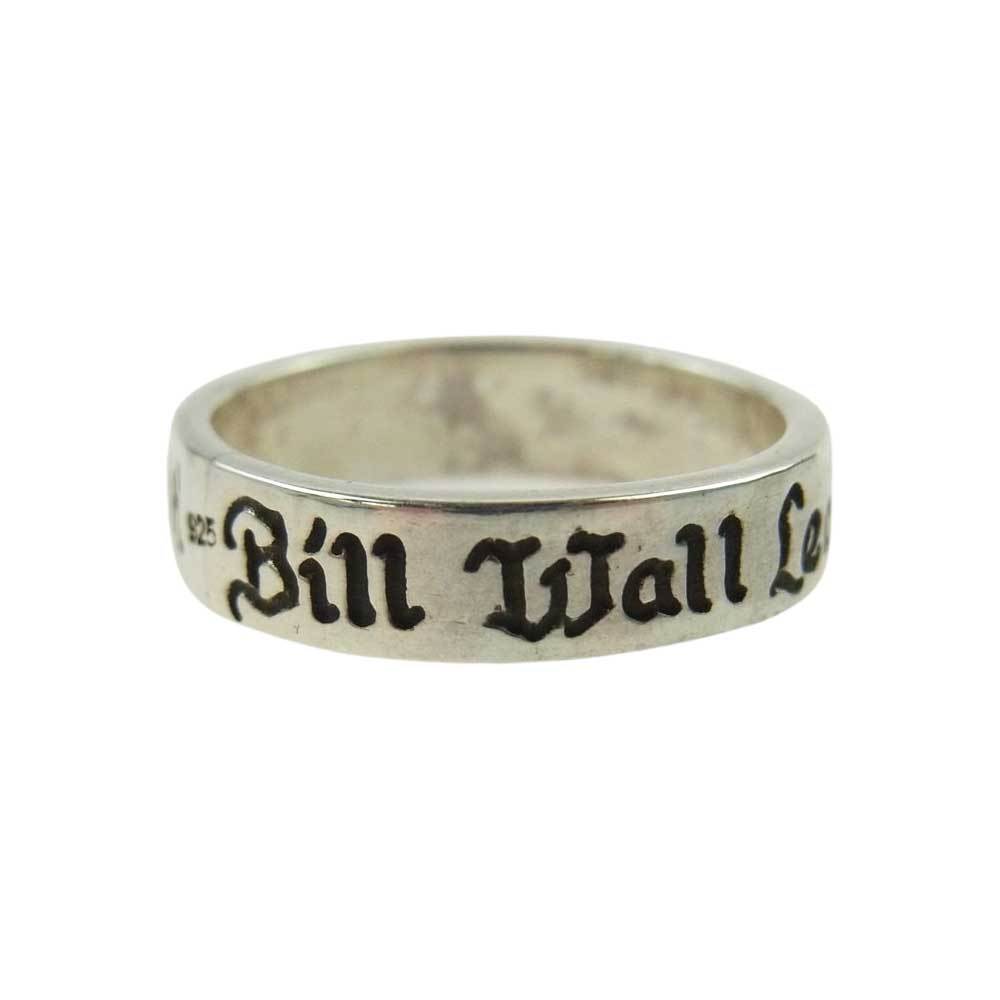BILL WALL LEATHER ビルウォールレザー リング R404 ギャランティー付属 25th Anniversary Band Ring 25周年 バンド リング シルバー系 9号【美品】
