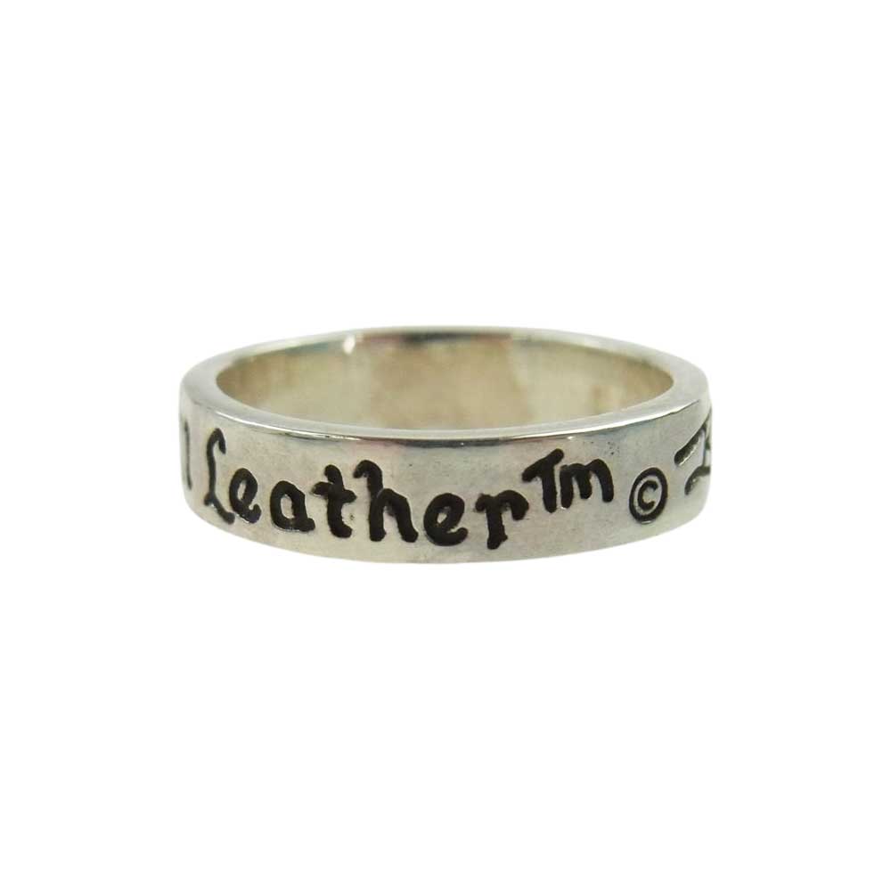 BILL WALL LEATHER ビルウォールレザー R404 ギャランティー付属 25th Anniversary Band Ring 25周年 バンド リング シルバー系 9号【美品】【中古】