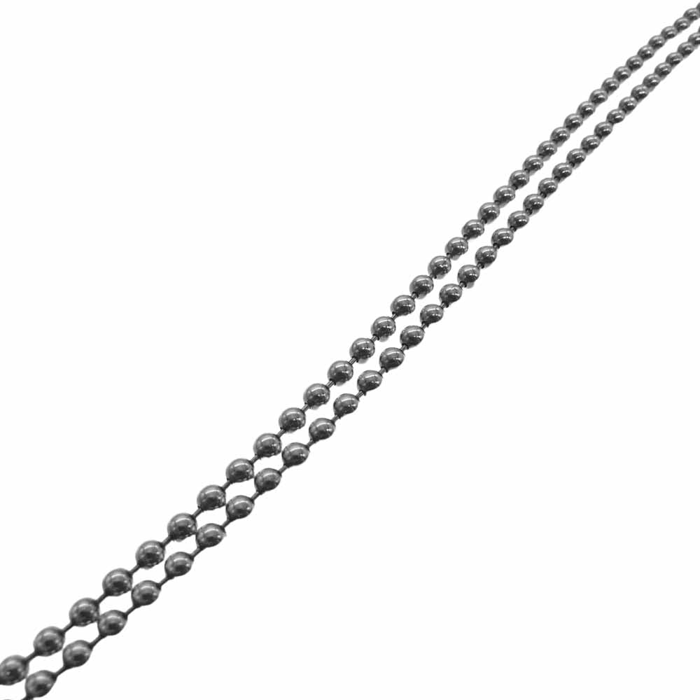 BILL WALL LEATHER ビルウォールレザー N872 ギャランティー付属 BALL CHAIN ボール チェーン  シルバー系【美品】【中古】