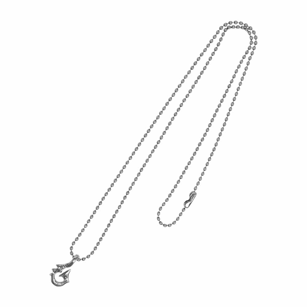 BILL WALL LEATHER ビルウォールレザー CB102 ギャランティー付属 FISH HOOK BALL CHAIN SMALL フィッシュ フック ボール チェーン スモール シルバー系【美品】【中古】