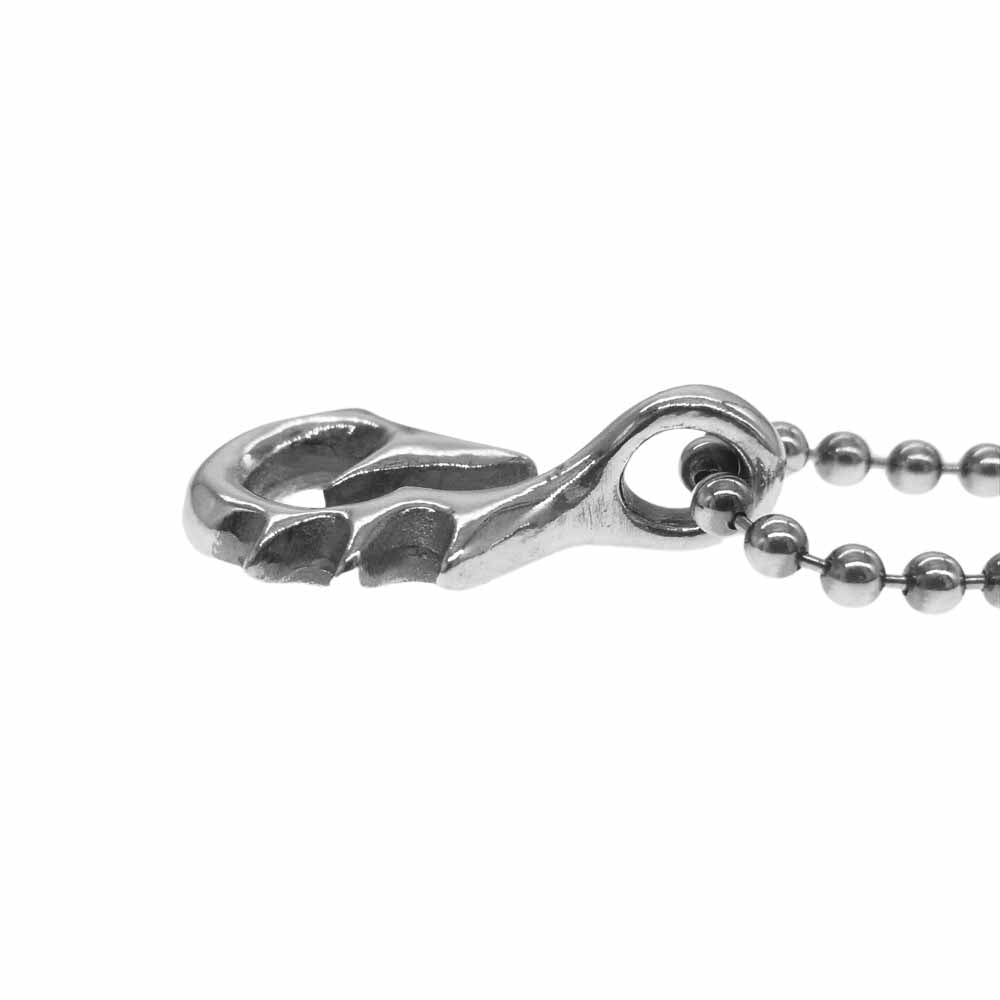 BILL WALL LEATHER ビルウォールレザー CB102 ギャランティー付属 FISH HOOK BALL CHAIN SMALL フィッシュ フック ボール チェーン スモール シルバー系【美品】【中古】