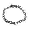 BILL WALL LEATHER ビルウォールレザー B563 ギャランティー付属 SQUARE CHAIN LINK SKULL HEAD スクエア チェーン スカルヘッド ブレスレット シルバー系【美品】【中古】