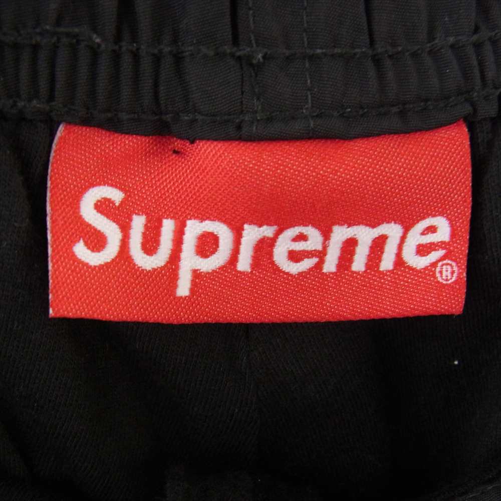 Supreme シュプリーム 19AW  Side Logo Track Pant サイドロゴ ナイロン トラック パンツ  ブラック系 S【中古】