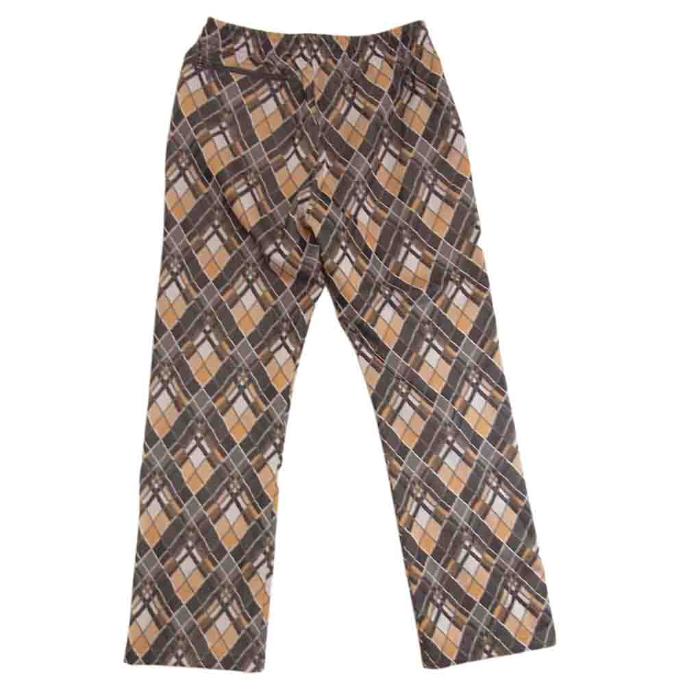 Needles ニードルス KP213 Track Pant-Poly Jq トラック パンツ ポリジャガード ジャージ  ストレート タイプ オレンジ系 S【中古】